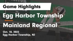 Egg Harbor Township  vs Mainland Regional  Game Highlights - Oct. 18, 2022