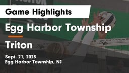 Egg Harbor Township  vs Triton  Game Highlights - Sept. 21, 2023