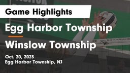 Egg Harbor Township  vs Winslow Township  Game Highlights - Oct. 20, 2023