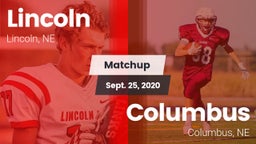 Matchup: Lincoln High vs. Columbus  2020