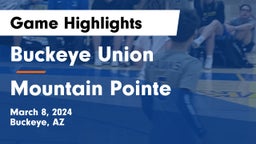 Buckeye Union  vs Mountain Pointe Game Highlights - March 8, 2024