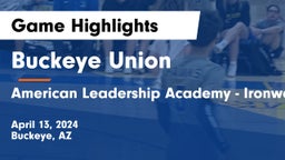 Buckeye Union  vs American Leadership Academy - Ironwood Game Highlights - April 13, 2024
