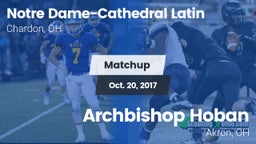 Matchup: NDCL vs. Archbishop Hoban  2017