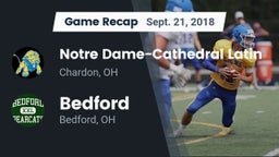 Recap: Notre Dame-Cathedral Latin  vs. Bedford  2018