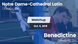 Matchup: NDCL vs. Benedictine  2018