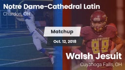 Matchup: NDCL vs. Walsh Jesuit  2018
