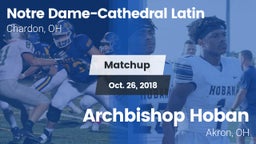 Matchup: NDCL vs. Archbishop Hoban  2018