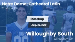 Matchup: NDCL vs. Willoughby South  2019