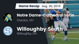 Recap: Notre Dame-Cathedral Latin  vs. Willoughby South  2019