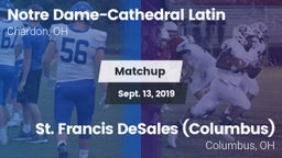 Matchup: NDCL vs. St. Francis DeSales  (Columbus) 2019