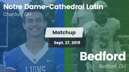 Matchup: NDCL vs. Bedford  2019