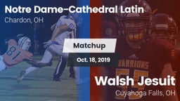 Matchup: NDCL vs. Walsh Jesuit  2019