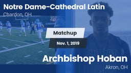 Matchup: NDCL vs. Archbishop Hoban  2019