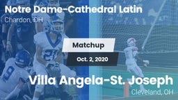 Matchup: NDCL vs. Villa Angela-St. Joseph  2020