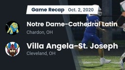 Recap: Notre Dame-Cathedral Latin  vs. Villa Angela-St. Joseph  2020