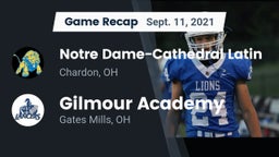 Recap: Notre Dame-Cathedral Latin  vs. Gilmour Academy  2021