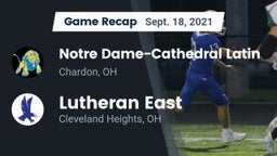 Recap: Notre Dame-Cathedral Latin  vs. Lutheran East  2021