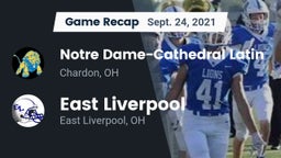 Recap: Notre Dame-Cathedral Latin  vs. East Liverpool  2021