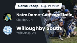 Recap: Notre Dame-Cathedral Latin  vs. Willoughby South  2022