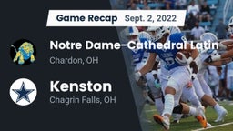 Recap: Notre Dame-Cathedral Latin  vs. Kenston  2022