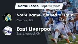 Recap: Notre Dame-Cathedral Latin  vs. East Liverpool  2022