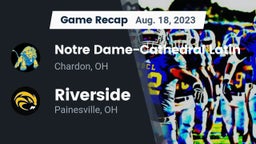 Recap: Notre Dame-Cathedral Latin  vs. Riverside  2023