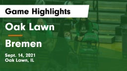 Oak Lawn  vs Bremen  Game Highlights - Sept. 14, 2021