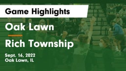 Oak Lawn  vs Rich Township  Game Highlights - Sept. 16, 2022