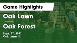 Oak Lawn  vs Oak Forest Game Highlights - Sept. 27, 2022