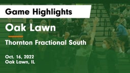 Oak Lawn  vs Thornton Fractional South  Game Highlights - Oct. 16, 2022