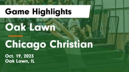 Oak Lawn  vs Chicago Christian  Game Highlights - Oct. 19, 2023