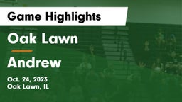 Oak Lawn  vs Andrew  Game Highlights - Oct. 24, 2023