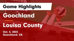 Goochland  vs Louisa County  Game Highlights - Oct. 4, 2022