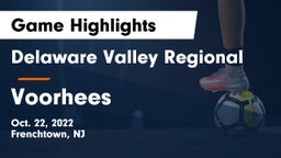 Delaware Valley Regional  vs Voorhees  Game Highlights - Oct. 22, 2022