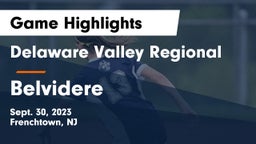 Delaware Valley Regional  vs Belvidere  Game Highlights - Sept. 30, 2023