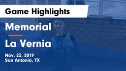 Memorial  vs La Vernia  Game Highlights - Nov. 23, 2019
