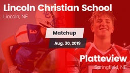 Matchup: Lincoln Christian vs. Platteview  2019