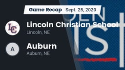 Recap: Lincoln Christian School vs. Auburn  2020