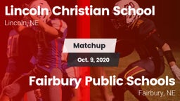 Matchup: Lincoln Christian vs. Fairbury Public Schools 2020
