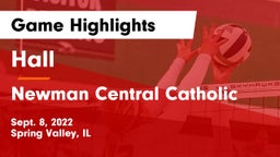 Hall  vs Newman Central Catholic Game Highlights - Sept. 8, 2022