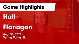 Hall  vs Flanagan  Game Highlights - Aug. 31, 2023
