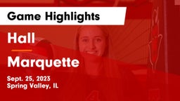 Hall  vs Marquette   Game Highlights - Sept. 25, 2023