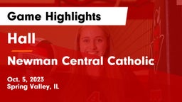 Hall  vs Newman Central Catholic Game Highlights - Oct. 5, 2023