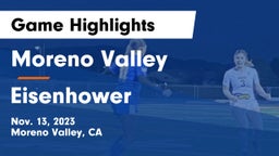 Moreno Valley  vs Eisenhower  Game Highlights - Nov. 13, 2023