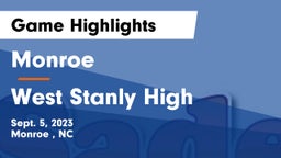 Monroe  vs West Stanly High Game Highlights - Sept. 5, 2023