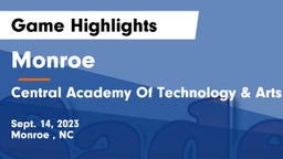 Monroe  vs Central Academy Of Technology & Arts Game Highlights - Sept. 14, 2023