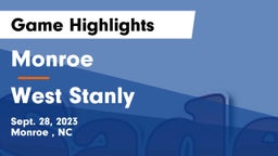 Monroe  vs West Stanly Game Highlights - Sept. 28, 2023