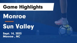 Monroe  vs Sun Valley  Game Highlights - Sept. 14, 2023