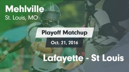 Matchup: Mehlville High vs. Lafayette  - St Louis 2016