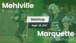 Matchup: Mehlville High vs. Marquette  2017